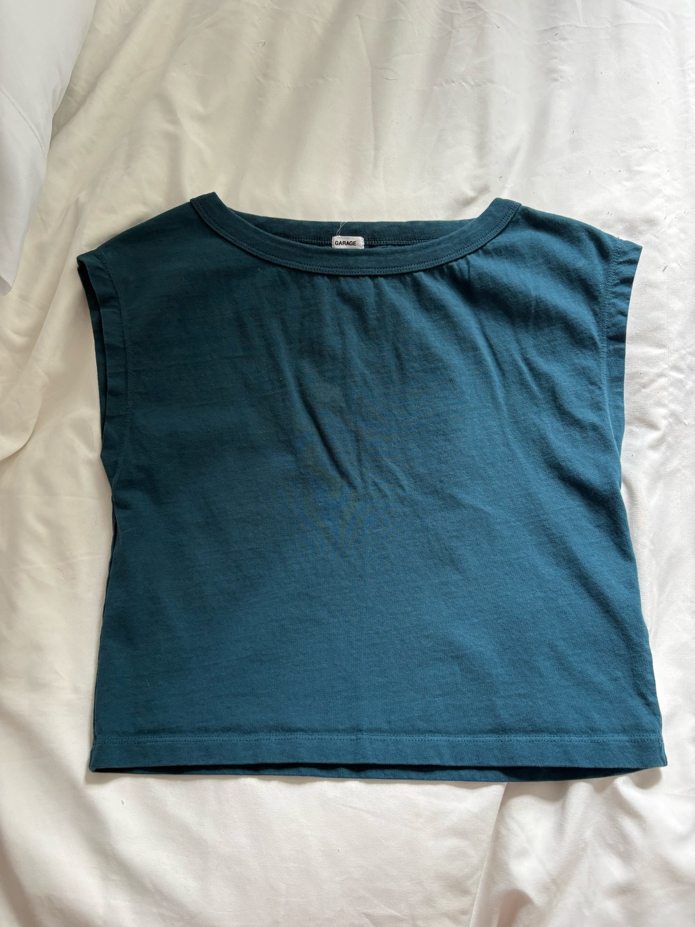 Garage off the shoulder t-shirt